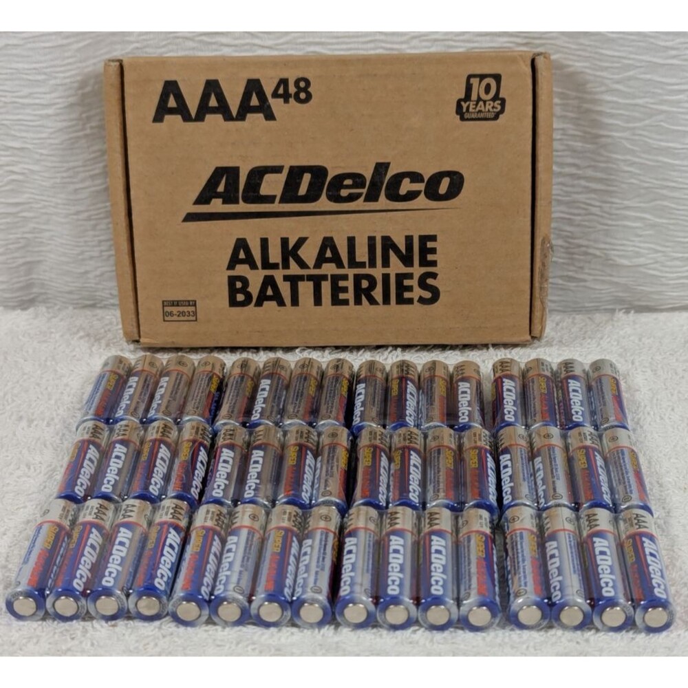ACDelco - 48-Count Triple Aaa Batteries - Maximum Power Super Alkaline Batteries
